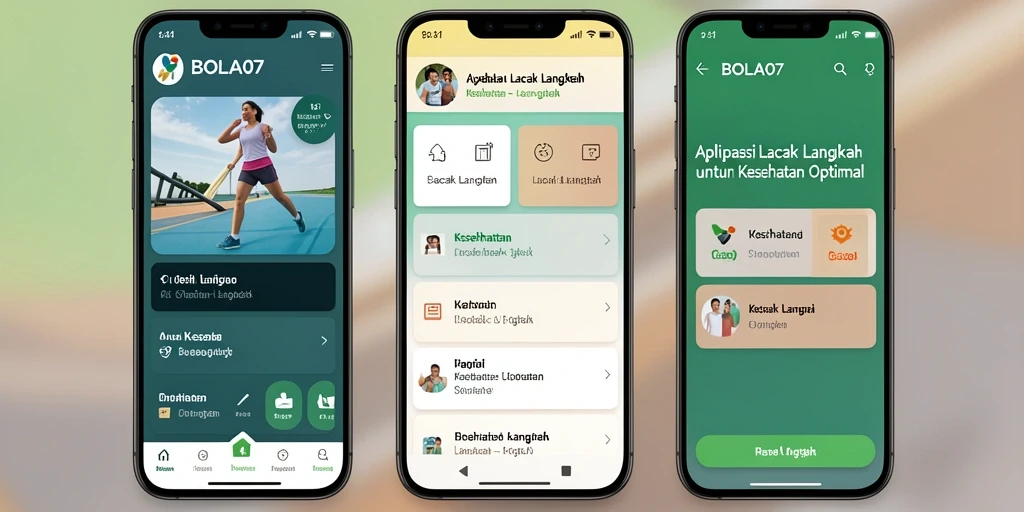 Tampilan antarmuka BOLA07 dengan fitur Lacak Langkah yang menarik.