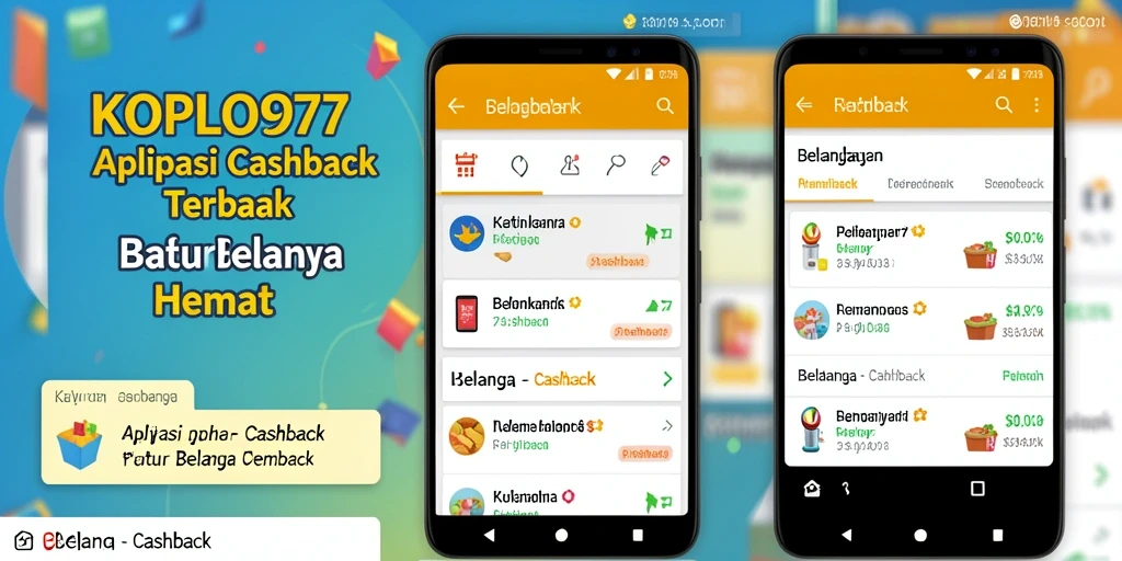 Tampilan antarmuka KOPLO77 yang memudahkan pengguna untuk mendapatkan cashback.