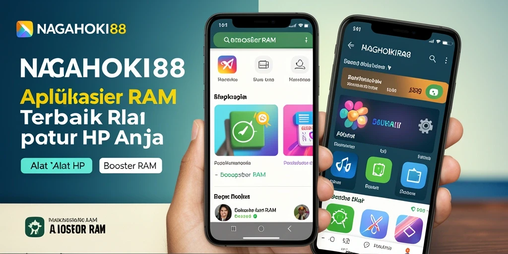 Antarmuka pengguna NAGAHOKI88 yang sederhana dan fungsional sebagai aplikasi Booster RAM.