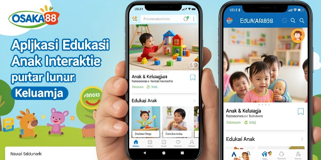 Antarmuka aplikasi OSAKA88 yang edukatif dan menarik.