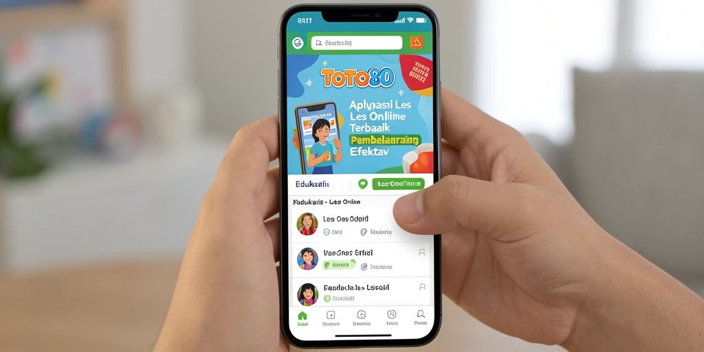 Screenshot utama TOTO80 menampilkan antarmuka belajar interaktif yang menarik.