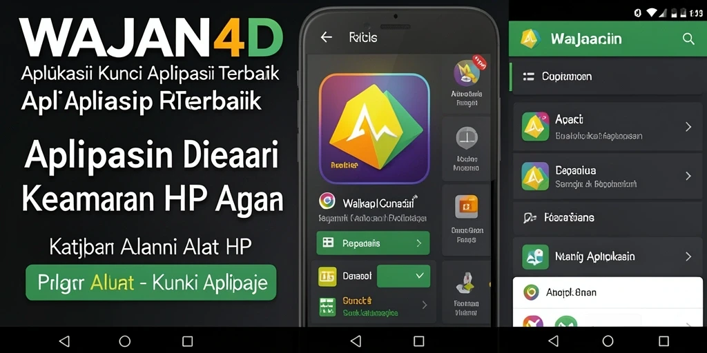 Tampilan antarmuka WAJAN4D yang mudah digunakan untuk mengunci aplikasi.