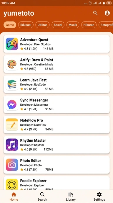 yumetoto — Pusat Akses Aplikasi Populer & Kanal Uji
